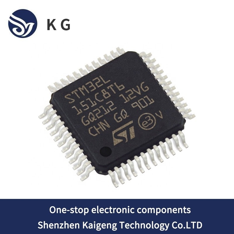 STM32L151C8T6  LQFP48  Electronic Components IC MCU Microcontroller Integrated Circuits STM32L151C8T6